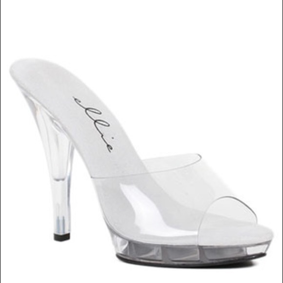 ellie clear heels
